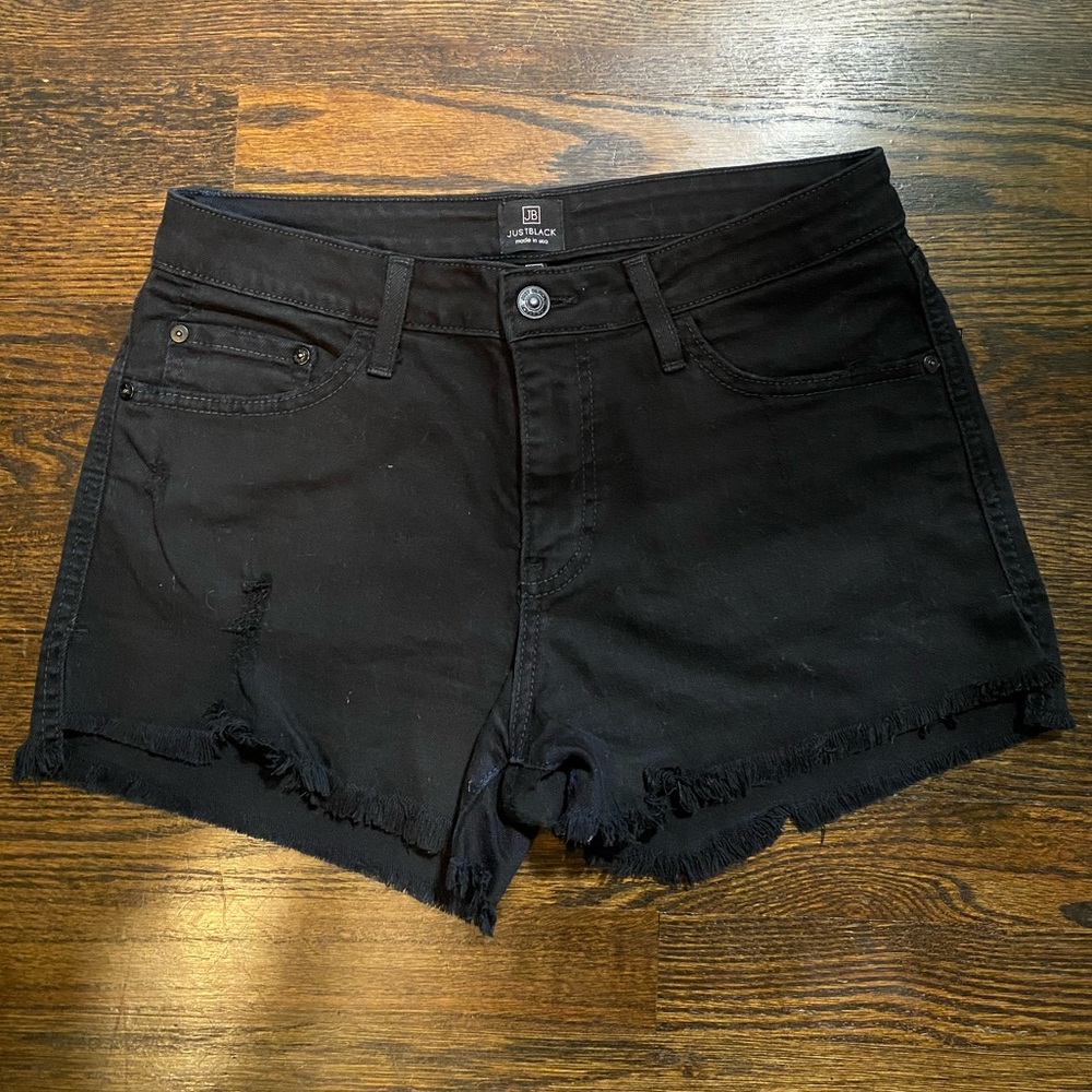 Just Black Shorts